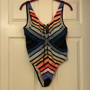 PINK Victoria's Secret Swim - PINK Lace-Up Swimsuit PINK Victoria's Secret Swim - PINK Lace-Up Swimsuit